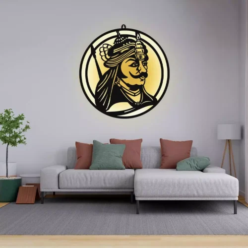 Maharana Pratap LED Wall Decor Light - Image 4