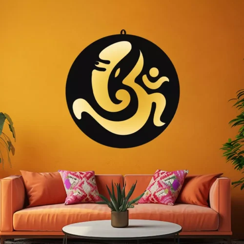 OM Ganesha LED Wall Decor Light