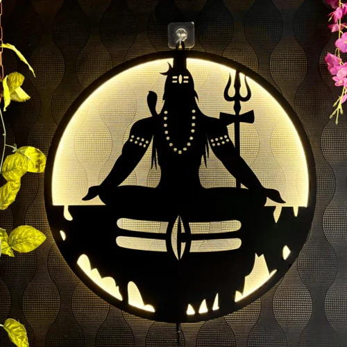 Mahadev-Shiv Ji LED Wall Decor Light