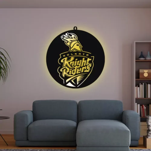 Kolkata Knight Rider IPL LOGO LED Wall Decor Light - Image 2