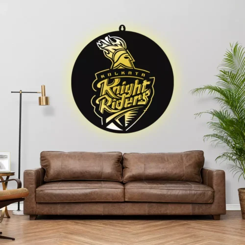 Kolkata Knight Rider IPL LOGO LED Wall Decor Light - Image 3